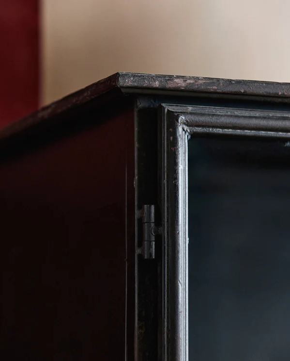 Black Iron Double Cabinet