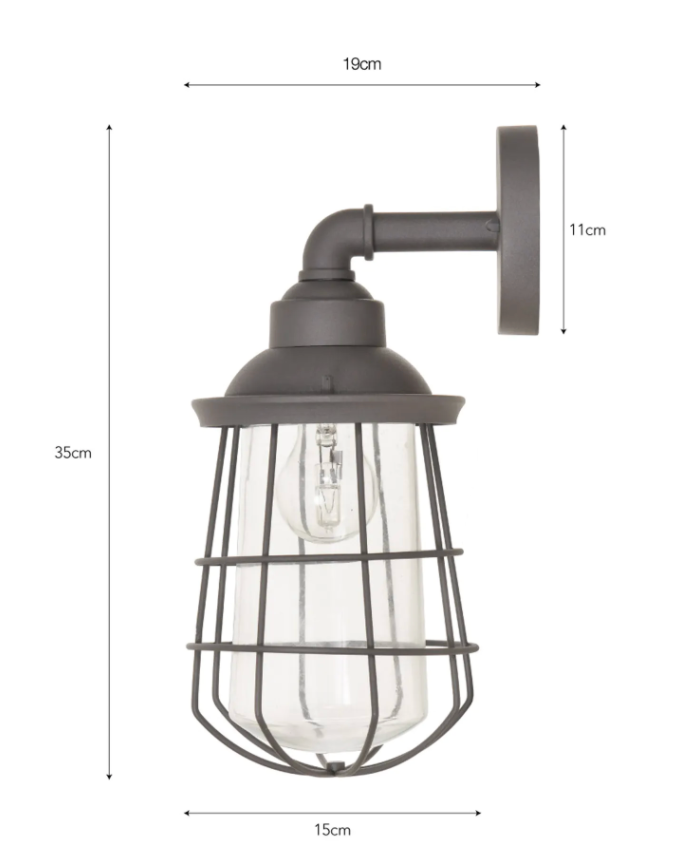 Industrial Outdoor Wall Light - Design Vintage