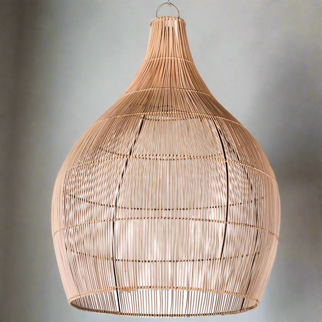 Bronta XL Rattan Lampshade - Design Vintage
