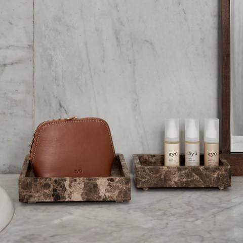 Mocha Marble Tray