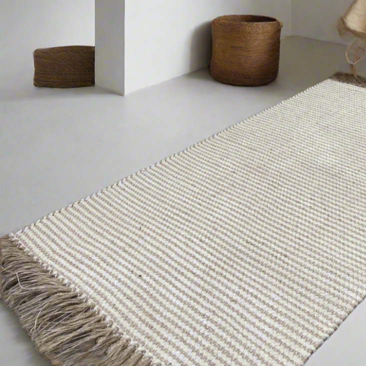 Cotton & Jute Rug - Design Vintage