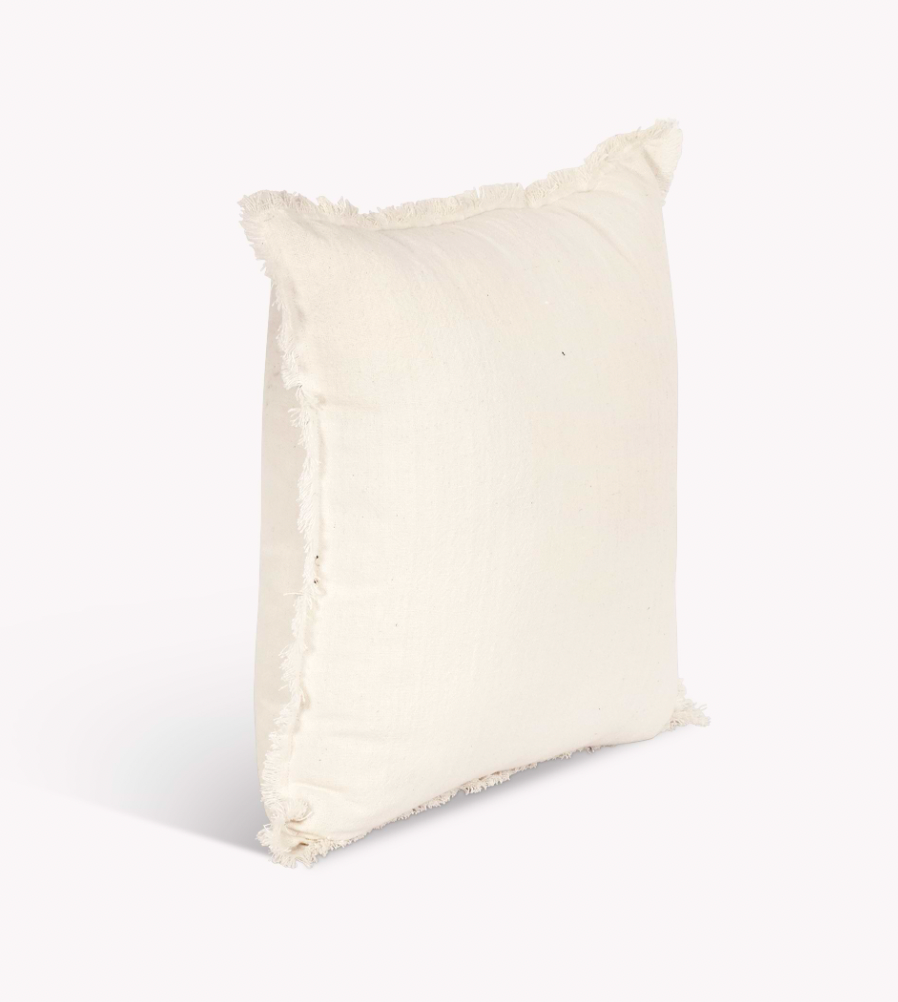 Ivory Frill Cushion - Design Vintage