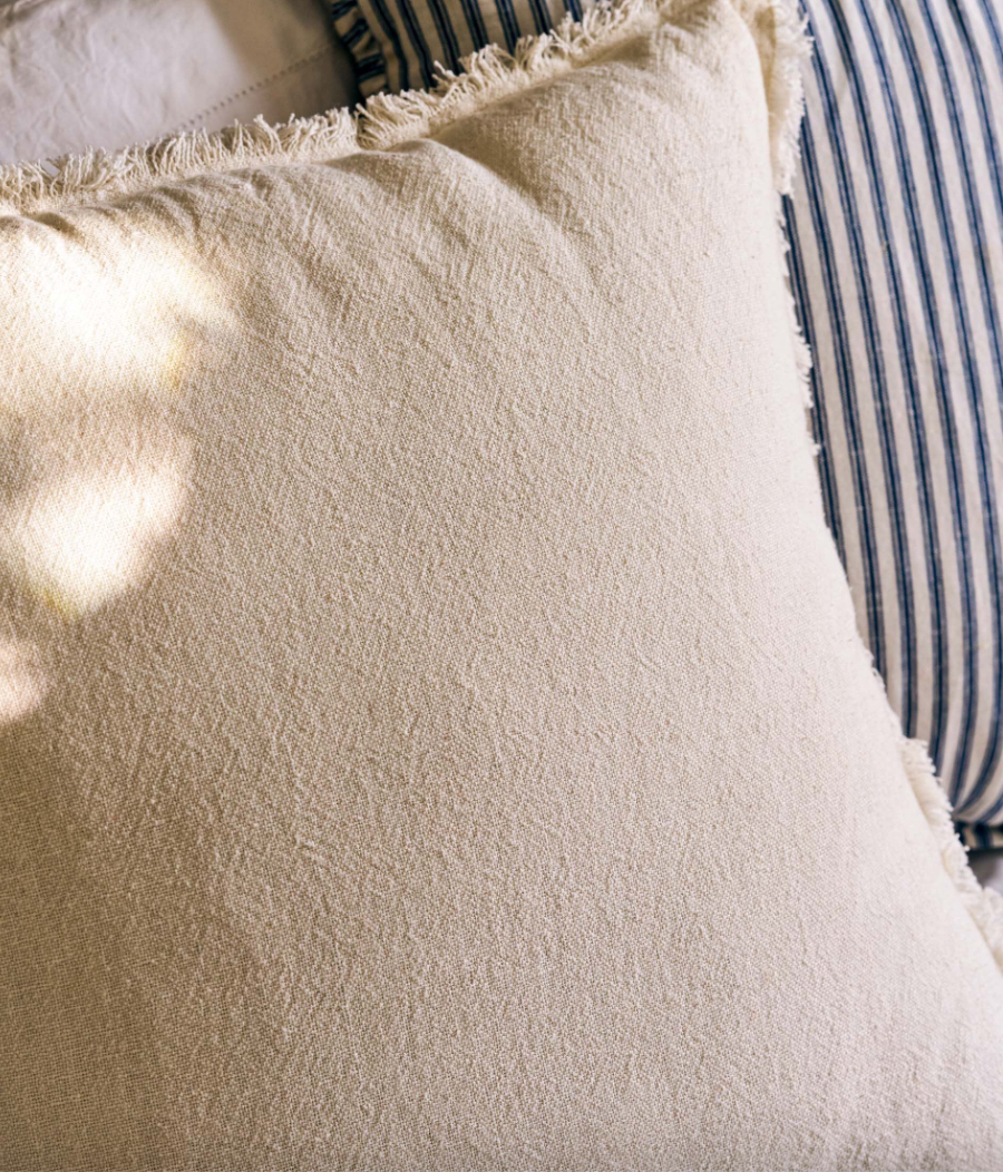Ivory Frill Cushion - Design Vintage