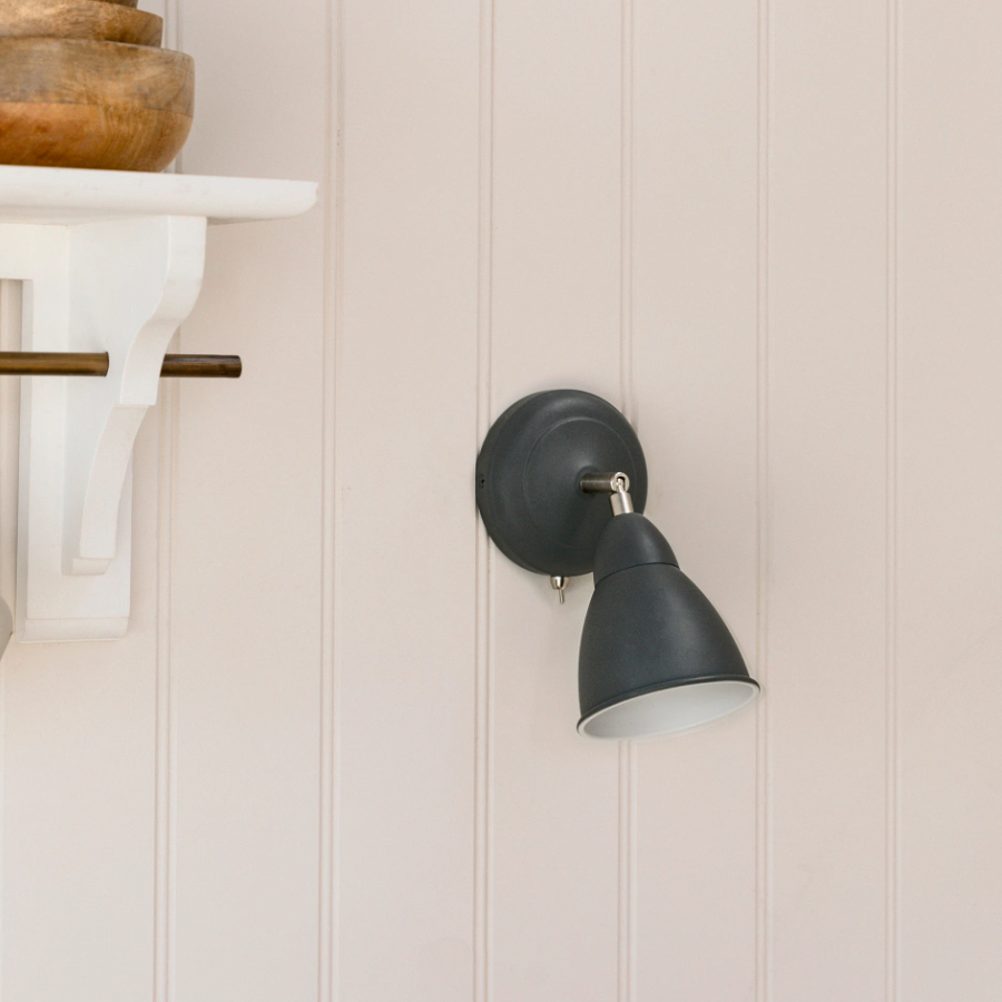 Carbon Steel Wall Light - Design Vintage