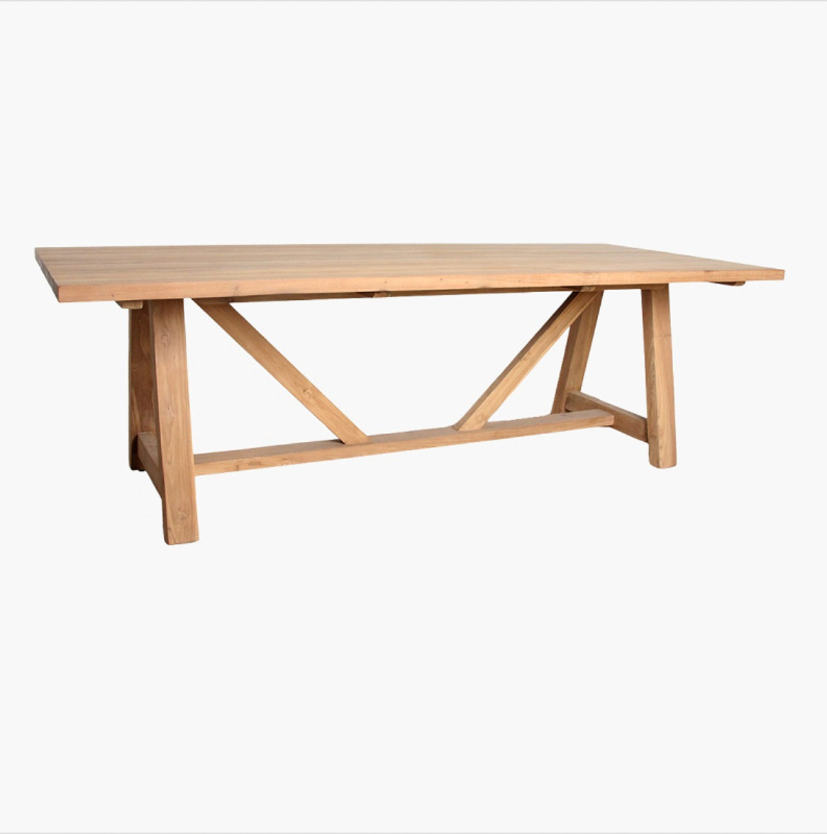 Solid Teak Outdoor Dining Table
