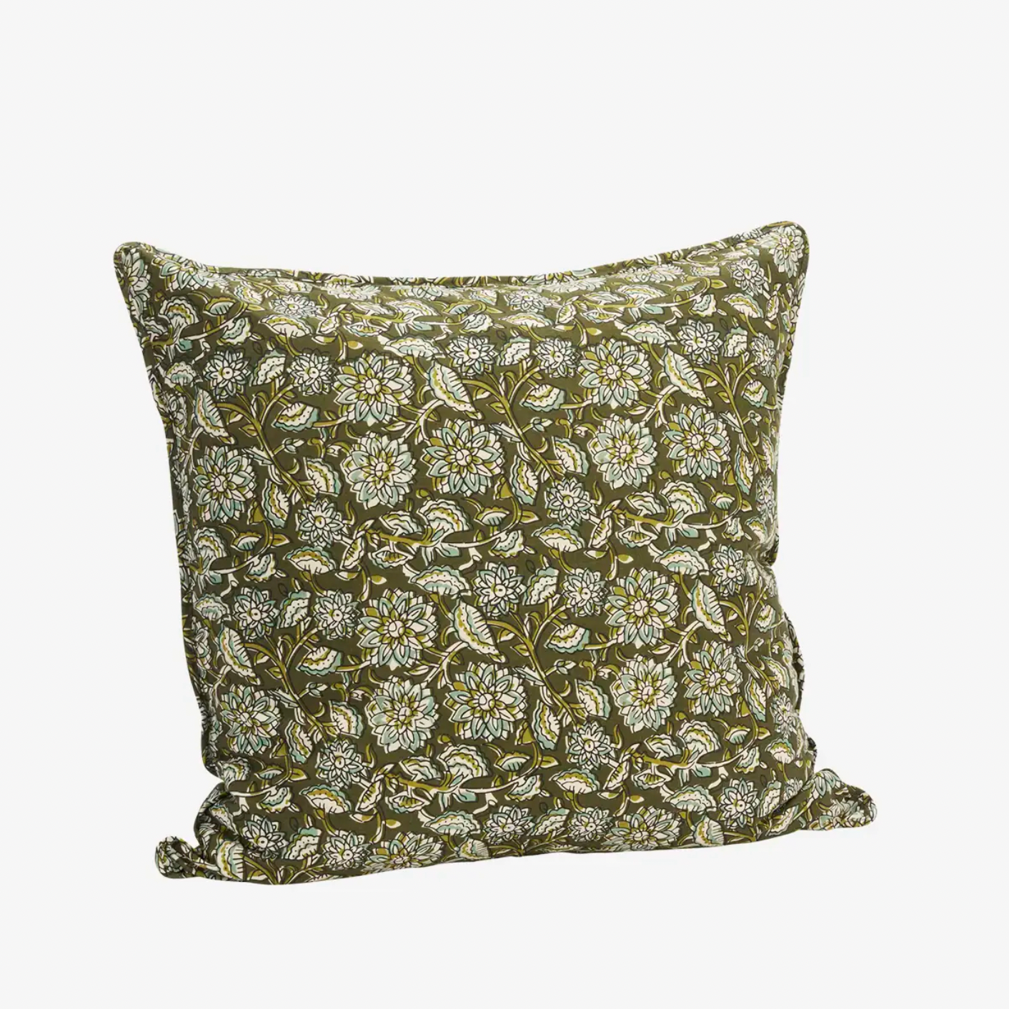 Olive Floral Cushion