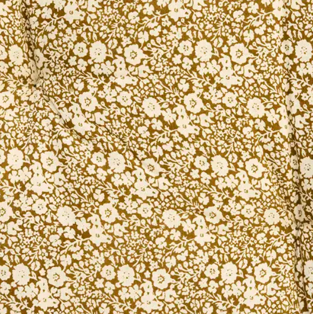 Caramel Floral Seat Pad