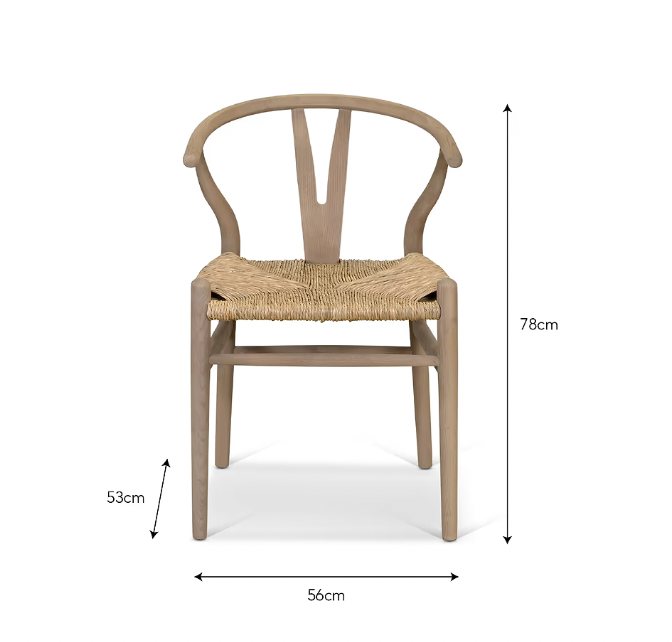 Set of Ash Wishbone Chairs
