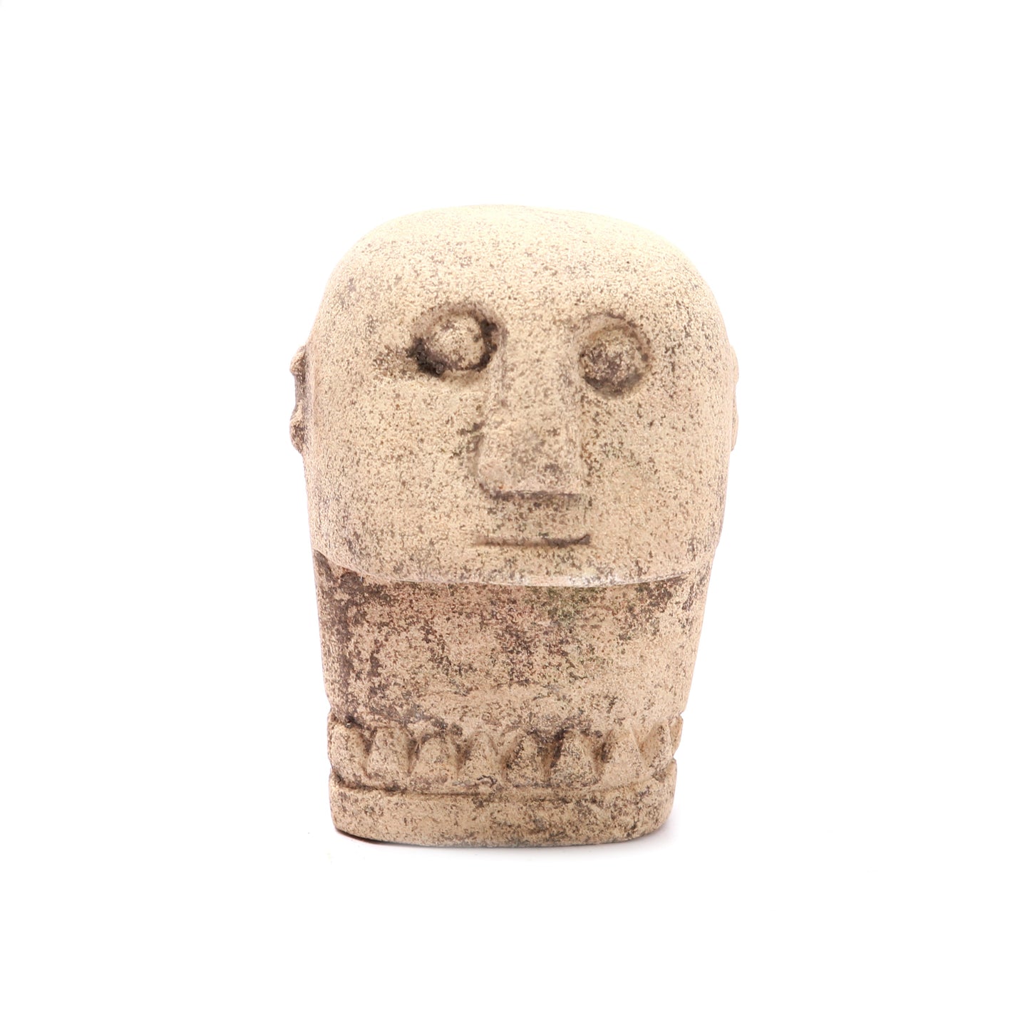 Small Sumba Stone Head - Design Vintage