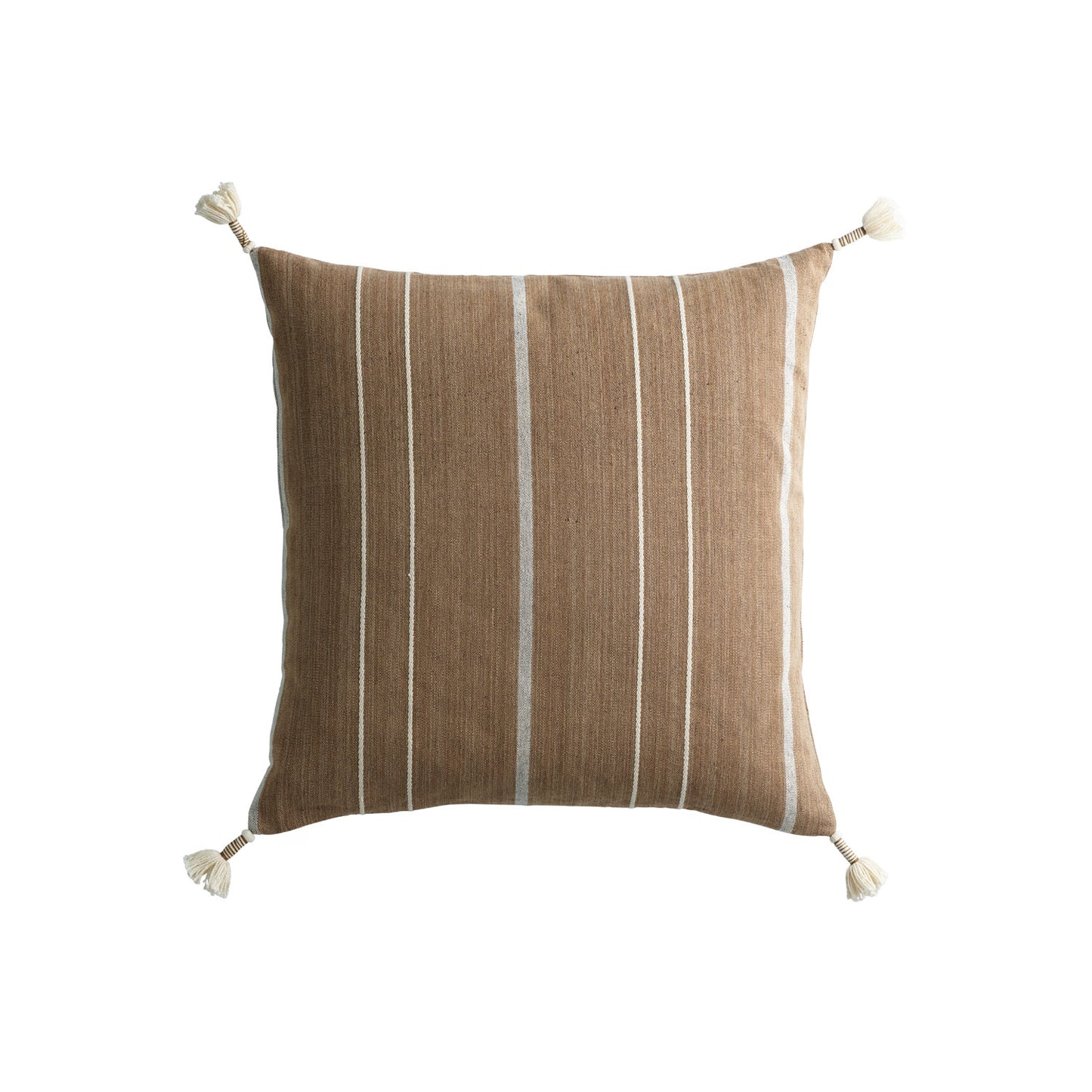Caramel Tassel Cushion - Design Vintage