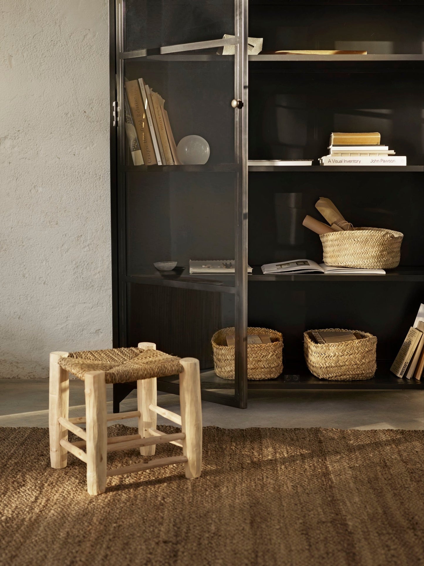 Short Moroccan Stool - Design Vintage