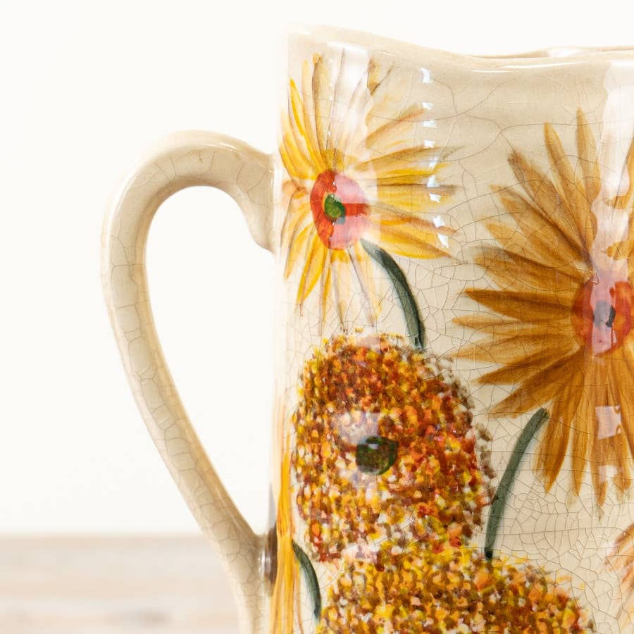 Sunflower Jug, 27.5cm - Design Vintage