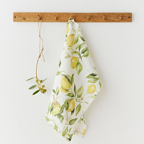 Citrus Linen Tea Towel