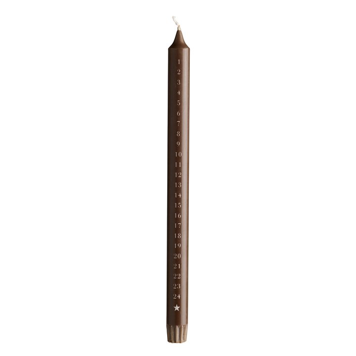 Mocha Advent Candle