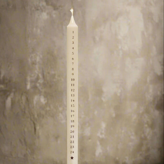 Christmas Advent Candle - Design Vintage