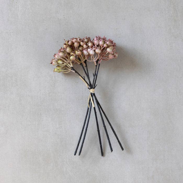 Faux Rose Hip Bunch - Design Vintage