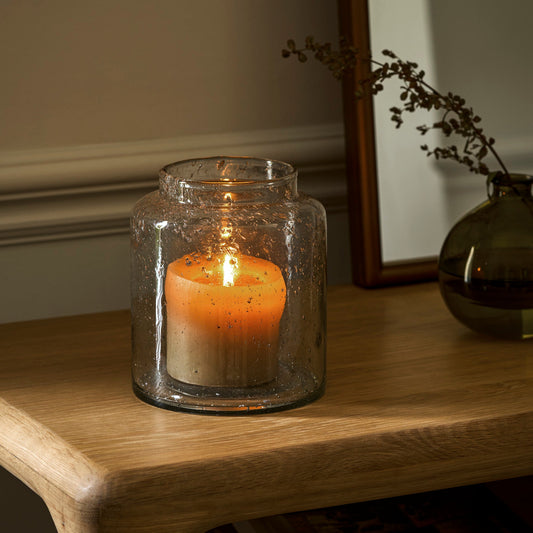 Recycled Glass Candle Holder - Design Vintage