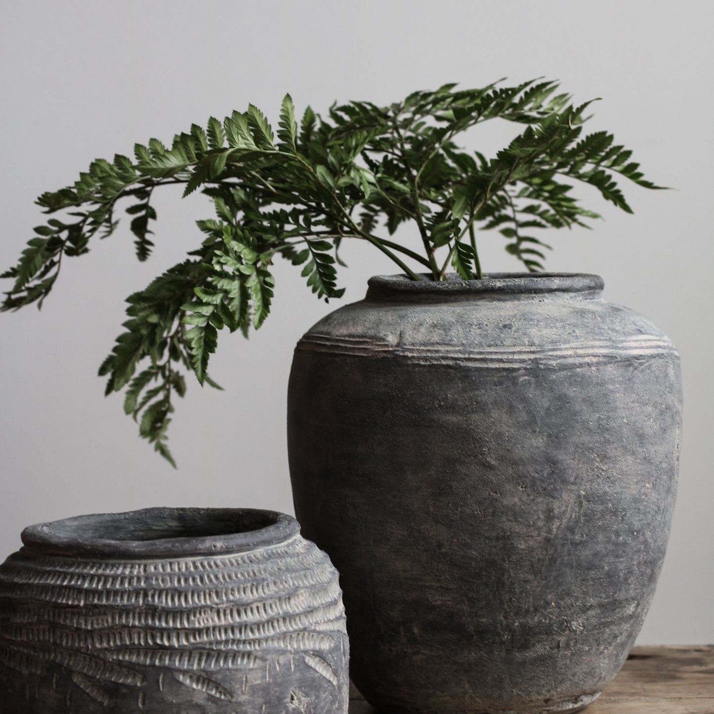Rustic Concrete Vase - Medium - Design Vintage