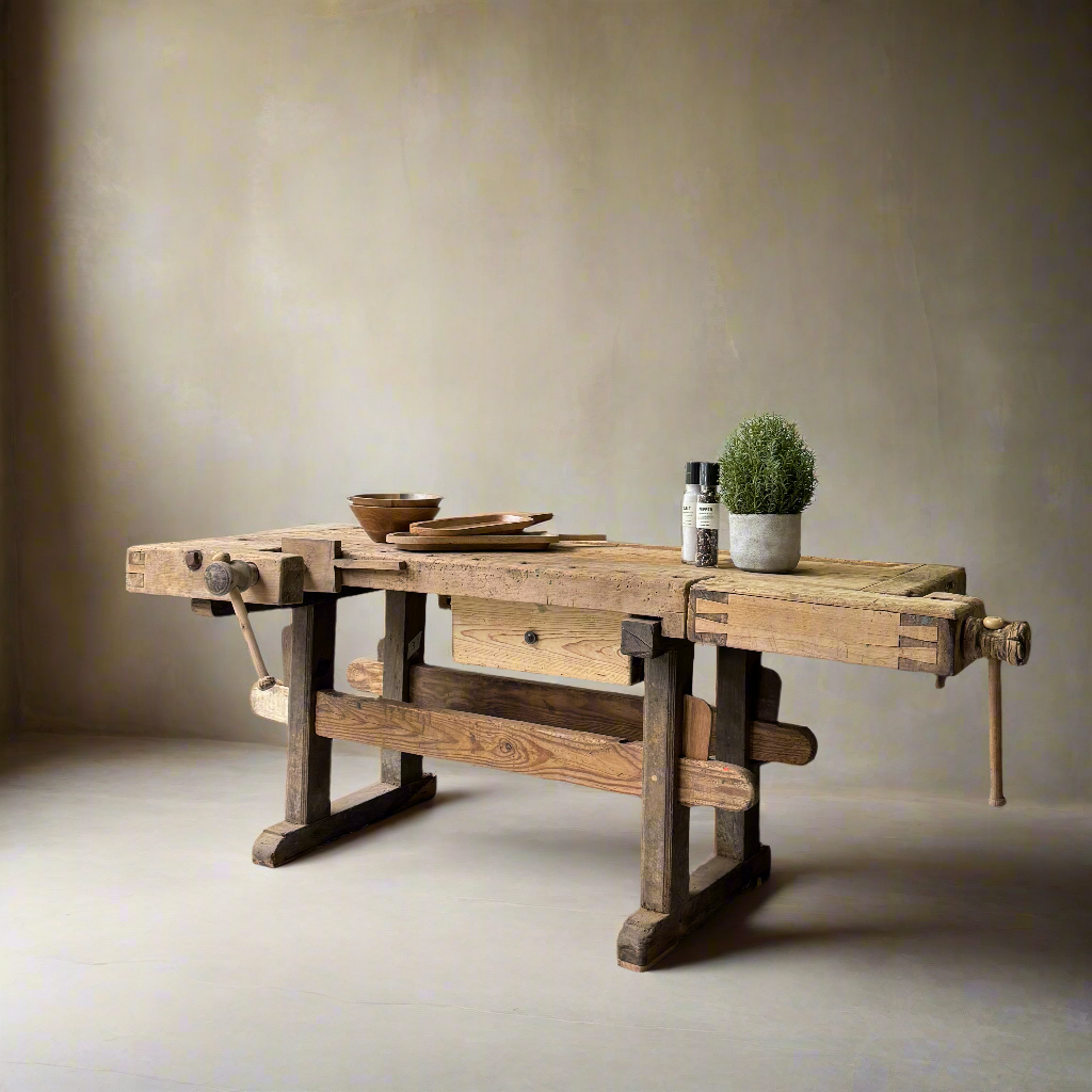 Vintage Work Table 'Rafa' - Design Vintage