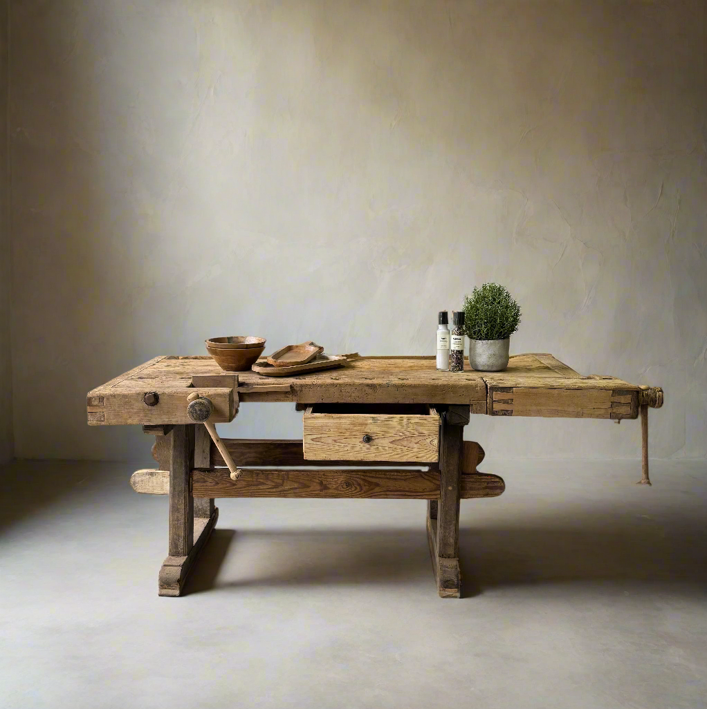 Vintage Work Table 'Rafa' - Design Vintage