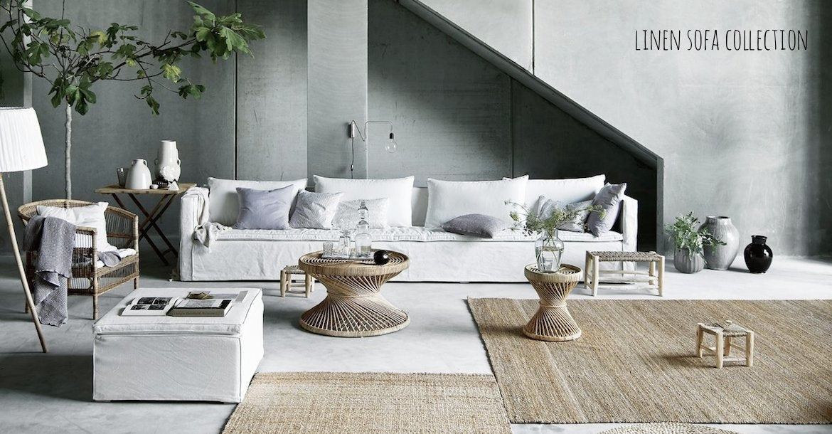 Natural Hemp & Jute Rug - Design Vintage