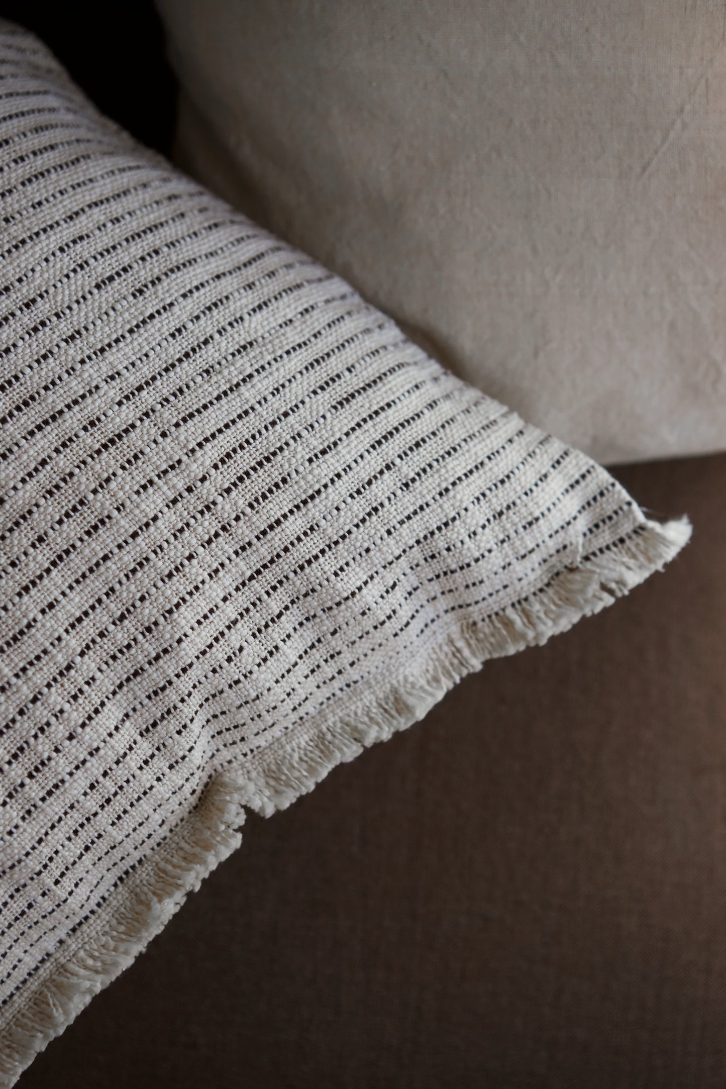 Como Woven Stripe Cushion - Design Vintage