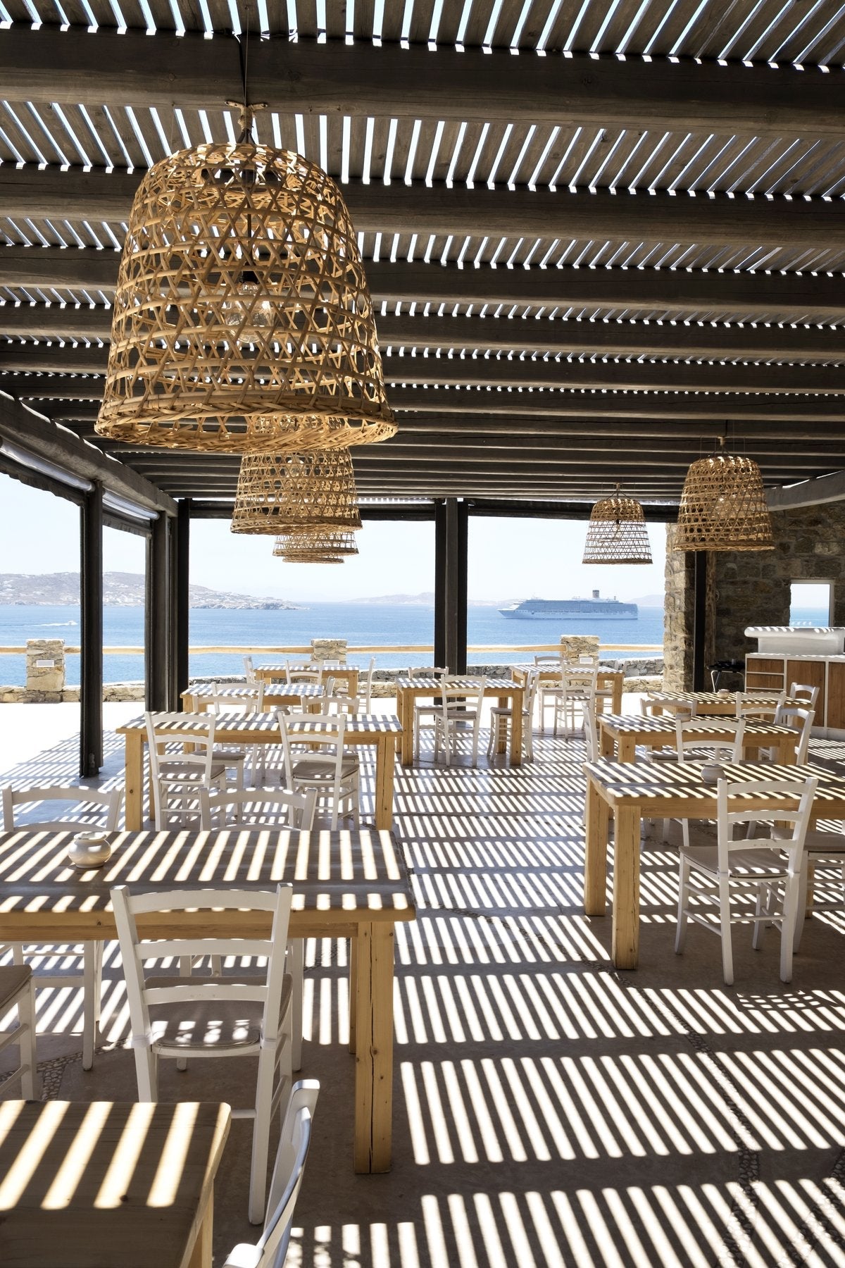 XL Woven Basket Lampshade - Design Vintage