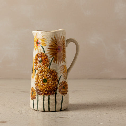 Sunflower Jug, 27.5cm - Design Vintage