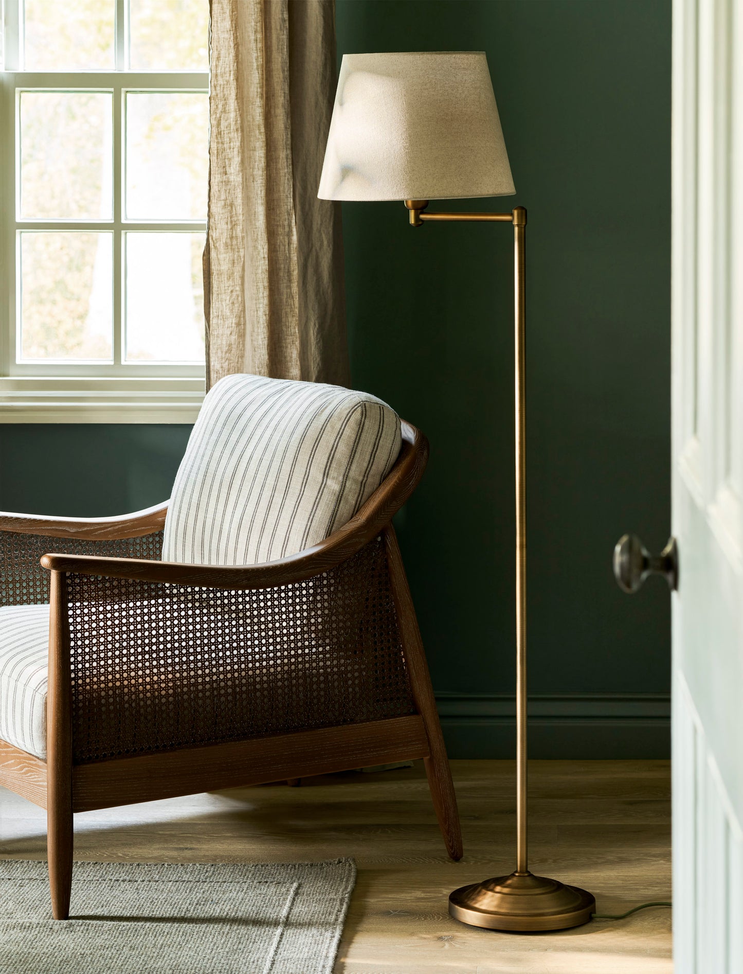 Mira Brass Floor Lamp