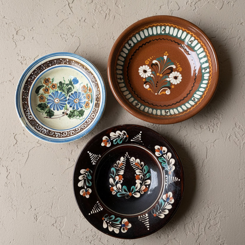 Vintage Hungarian Folk Bowl