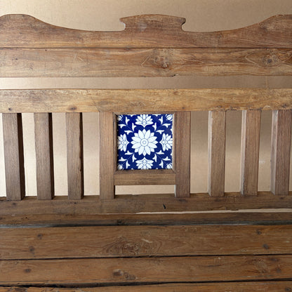Vintage Teak Station Bench