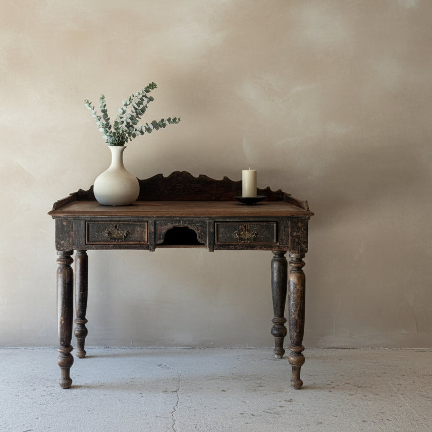 Vintage Carved Dressing Table