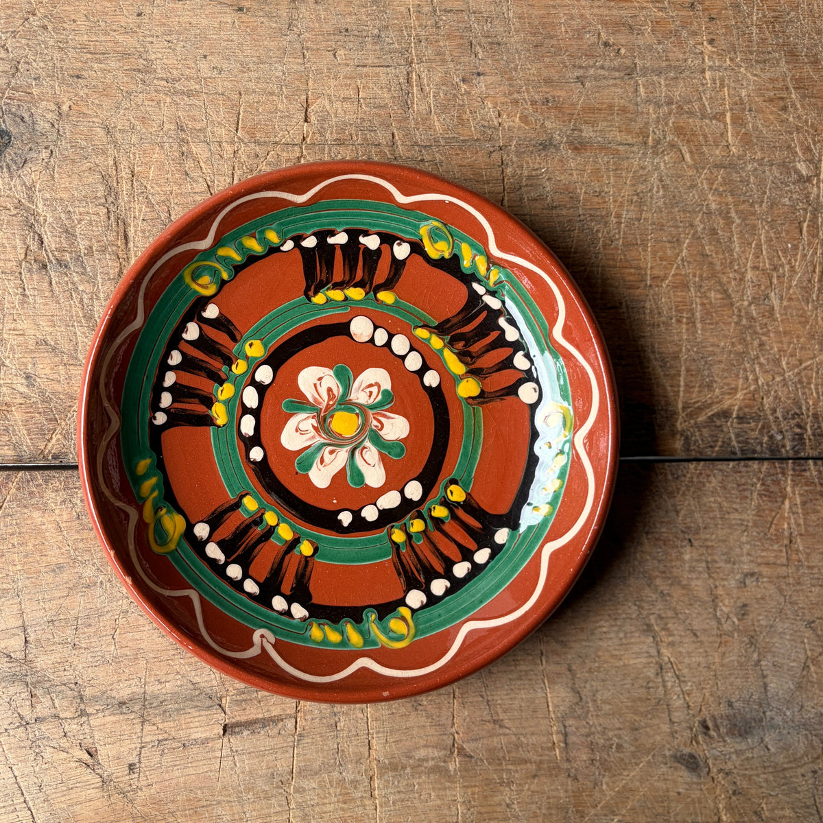 Vintage Folk Serving Platter