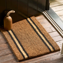 Striped Coir Doormat