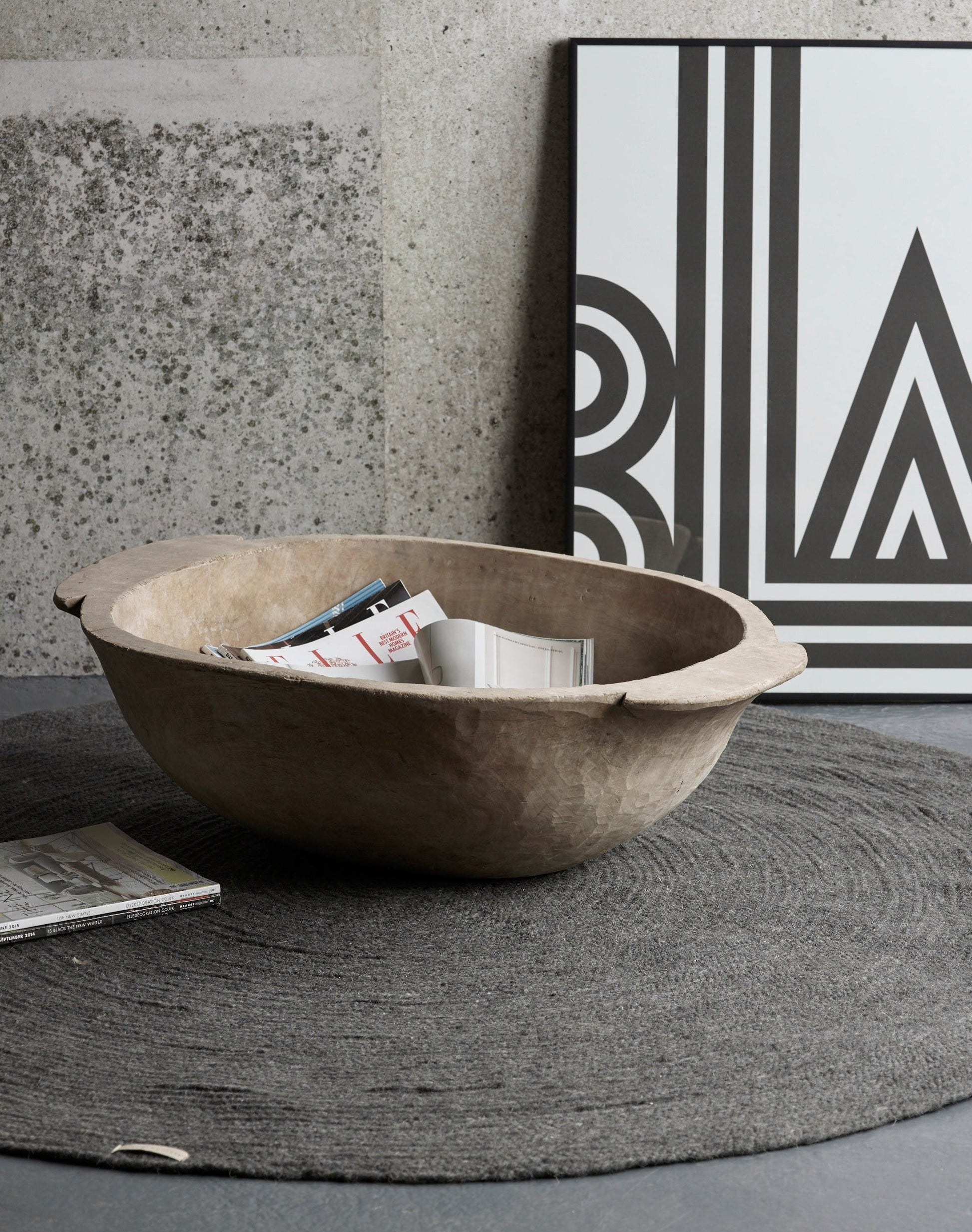 Large Dough Bowl - Design Vintage