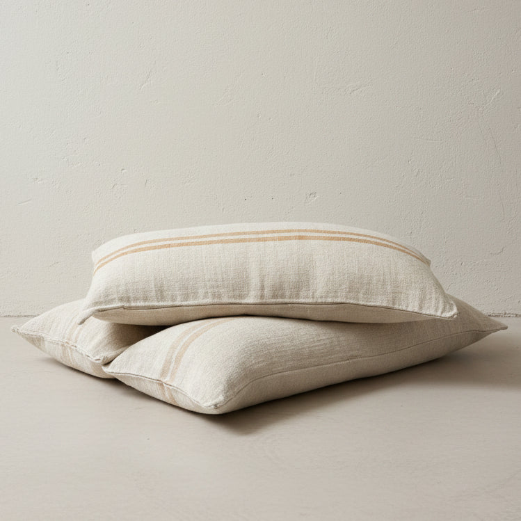 Vintage Linen Bench Cushion