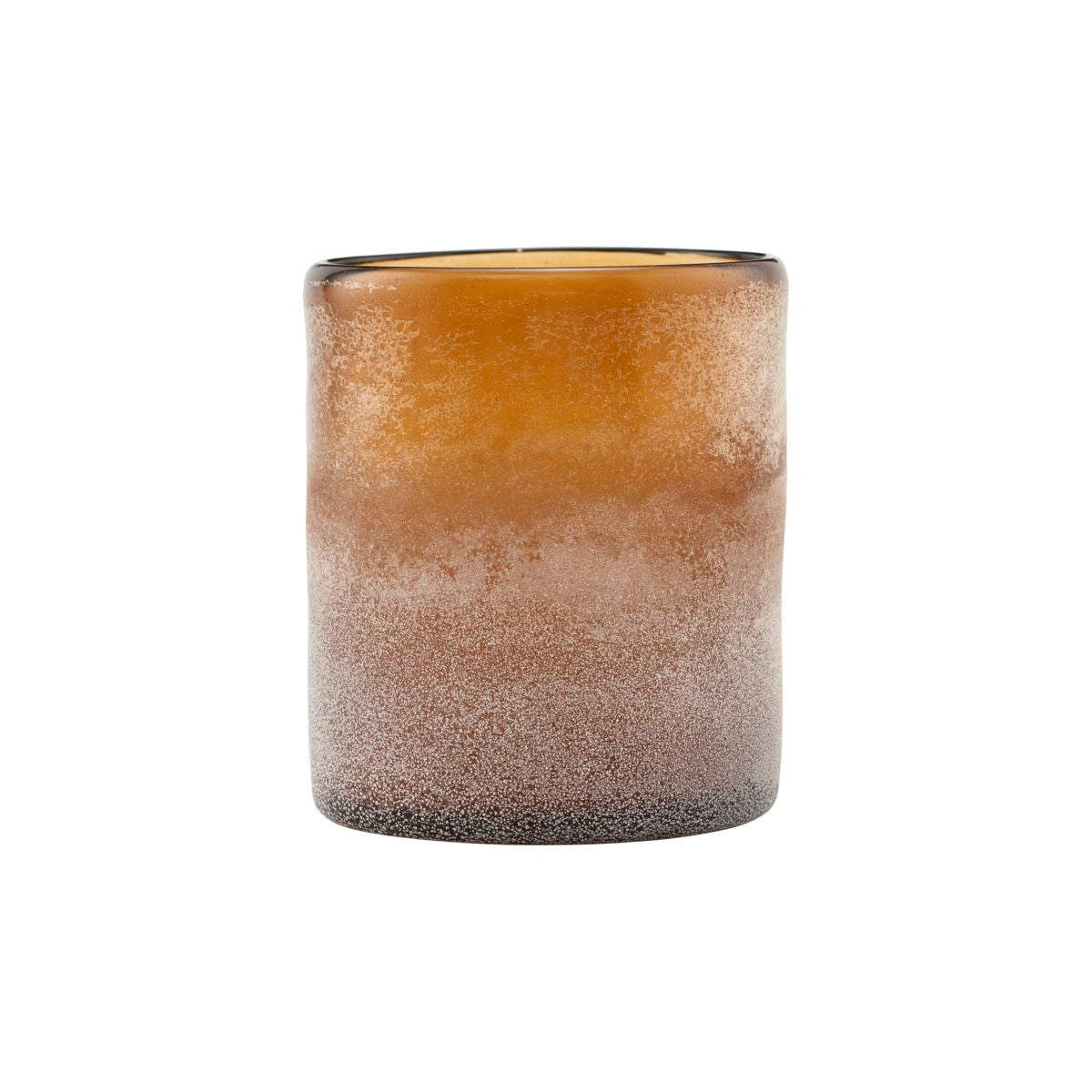 Mist Glass Candle Holder - Design Vintage