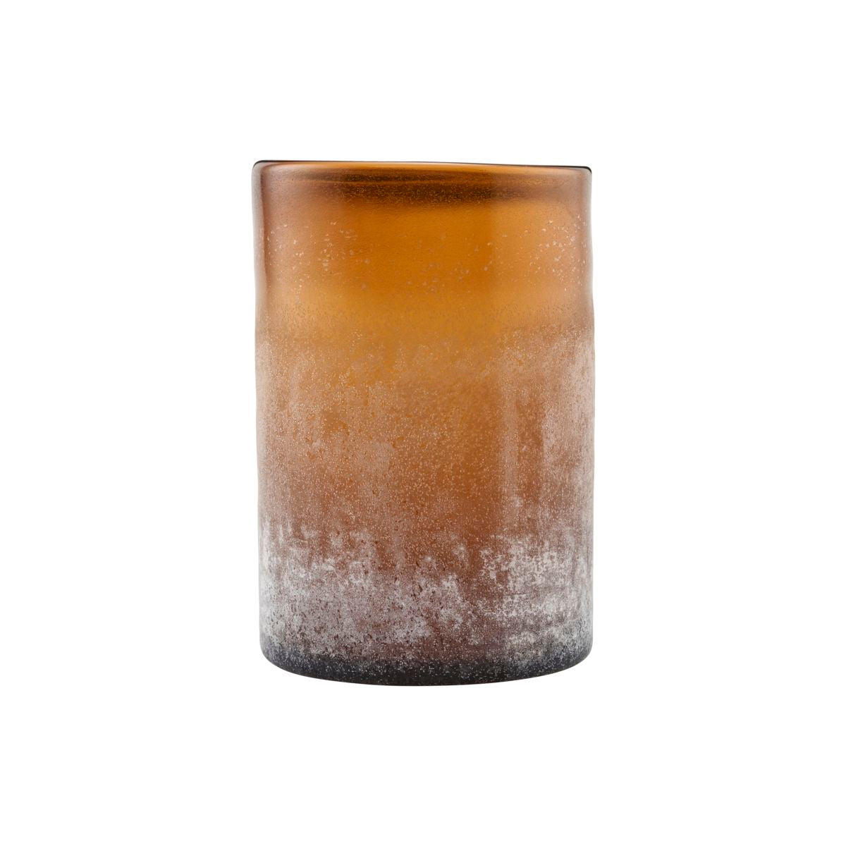 Mist Glass Candle Holder - Design Vintage