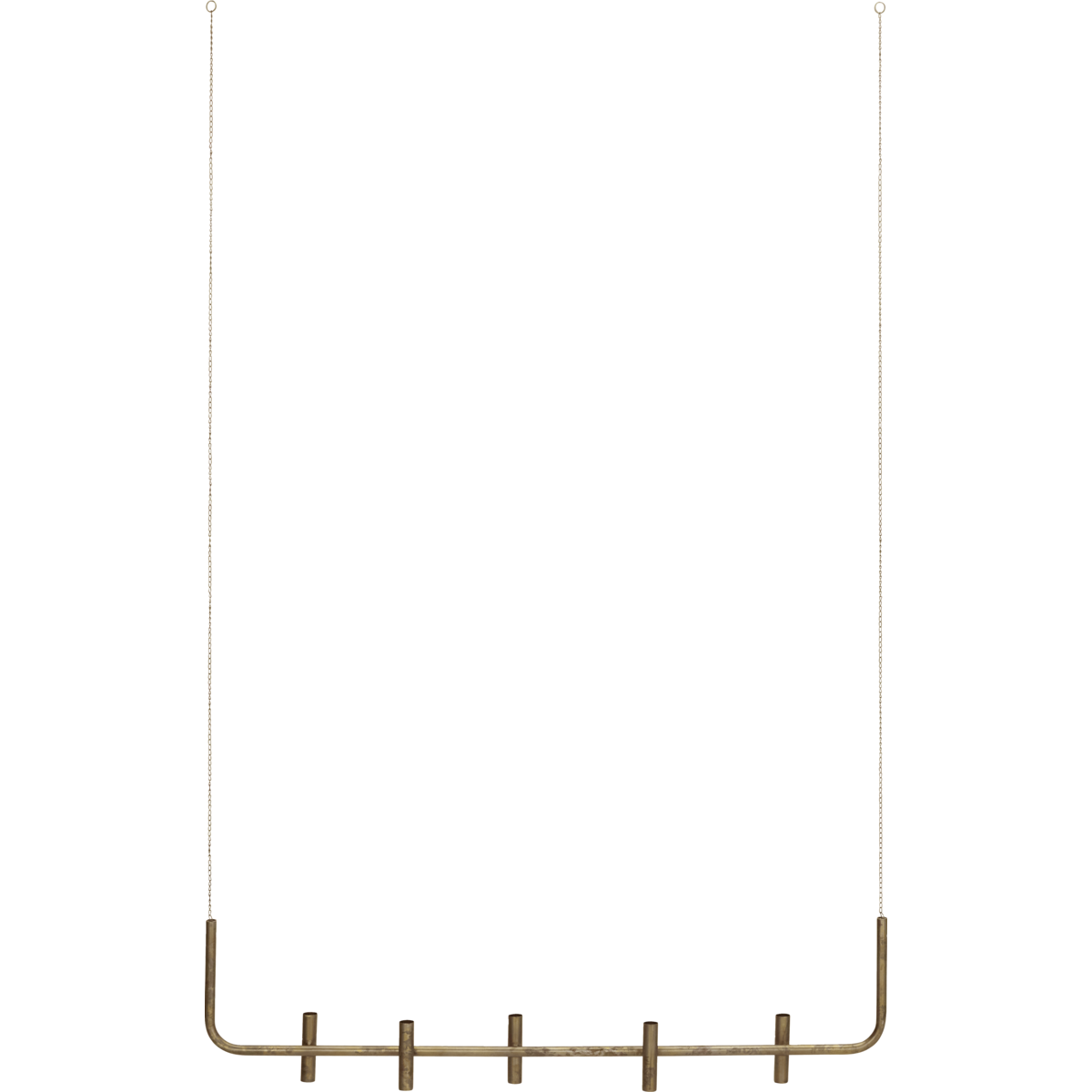 Hanging Brass Candle Holder