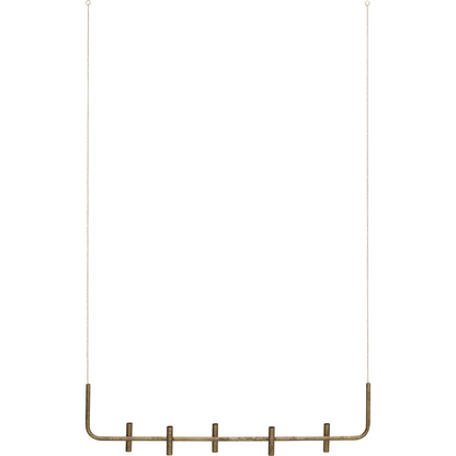 Hanging Brass Candle Holder