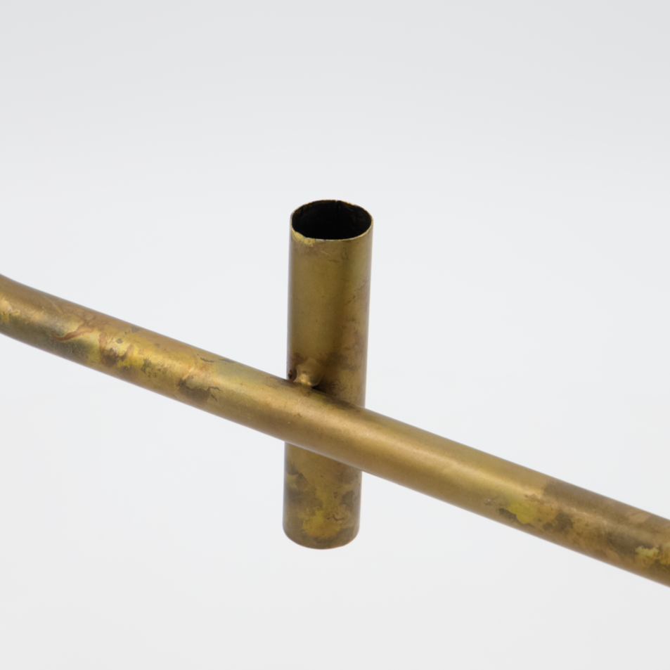 Hanging Brass Candle Holder
