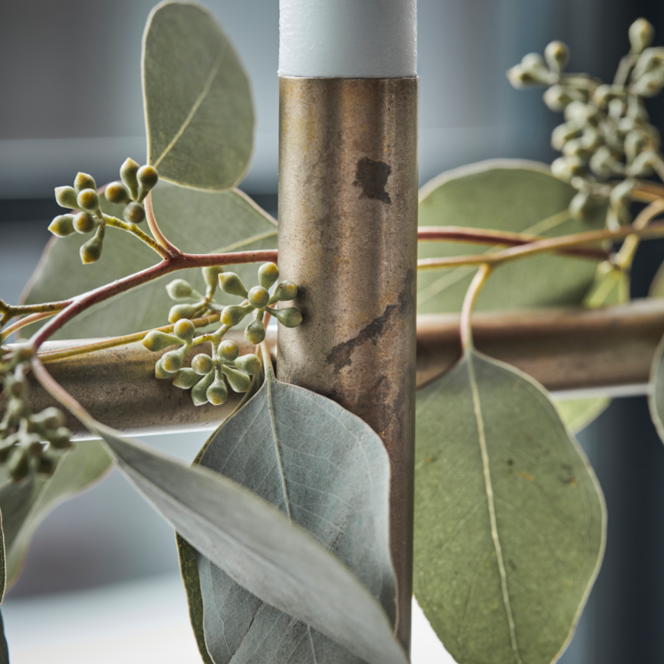 Hanging Brass Candle Holder