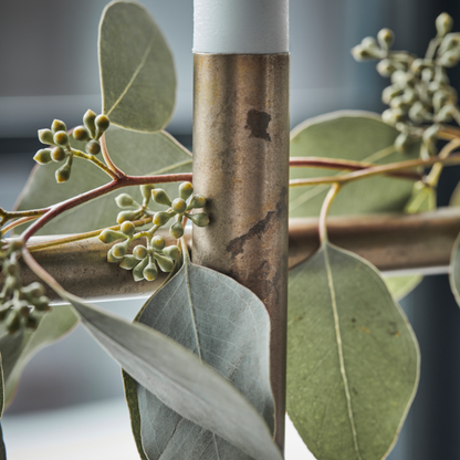 Hanging Brass Candle Holder