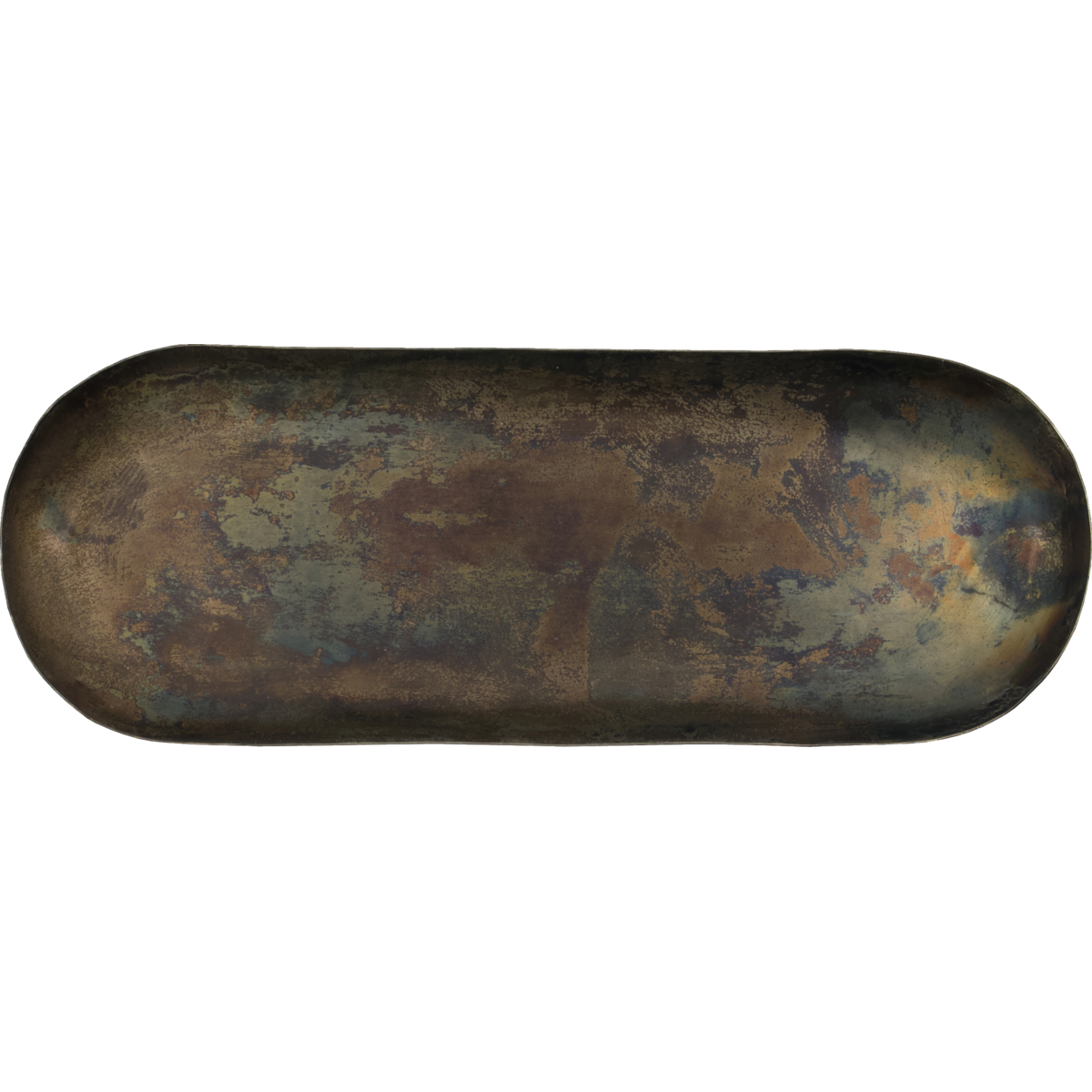 Slim Antique Iron Tray