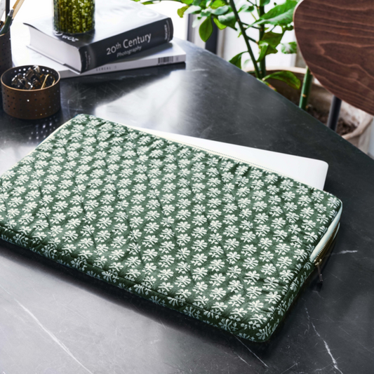 Olive Asta Laptop Case - Design Vintage