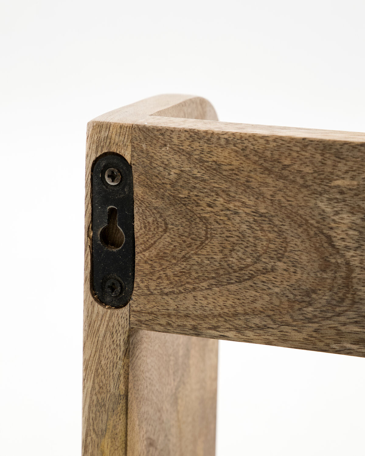 Mango Wood Magazine Shelf - Design Vintage