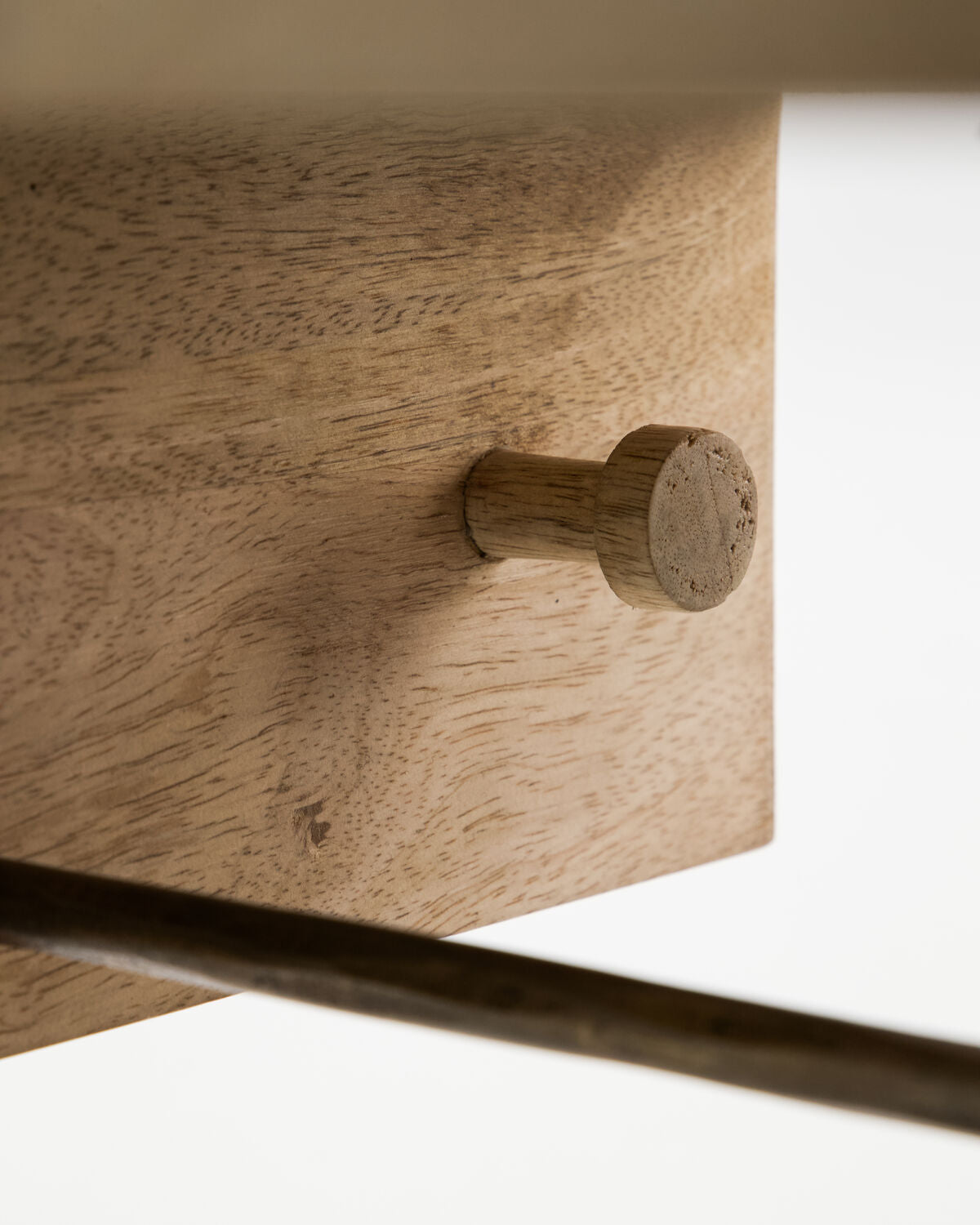 Mango Wood Hanging Shelf - Design Vintage