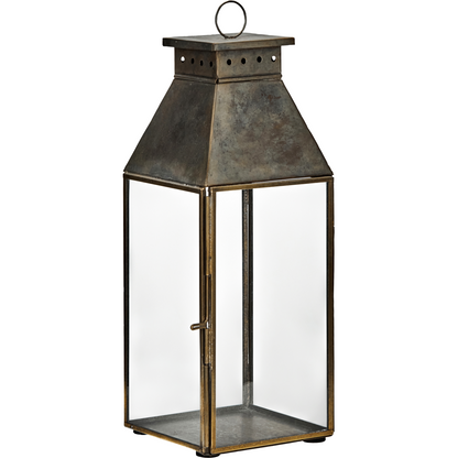 Antique Brass Lantern - Design Vintage