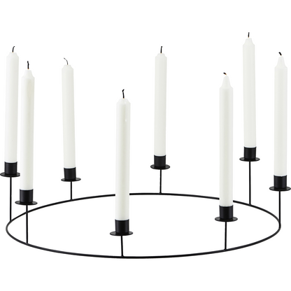 Black Iron Candle Ring
