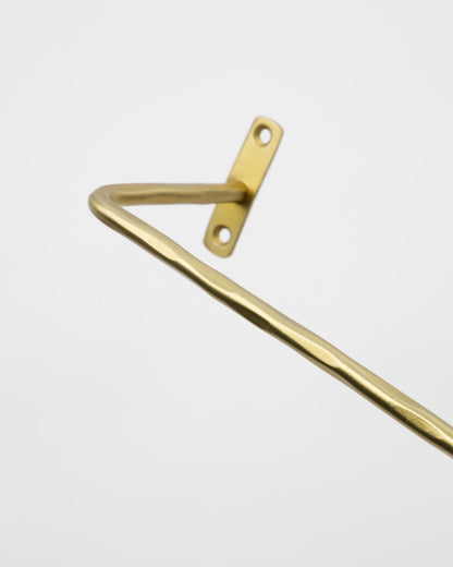 Brushed Brass Towel Rail - Design Vintage